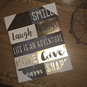 Two brand new wall canvas inspirational art